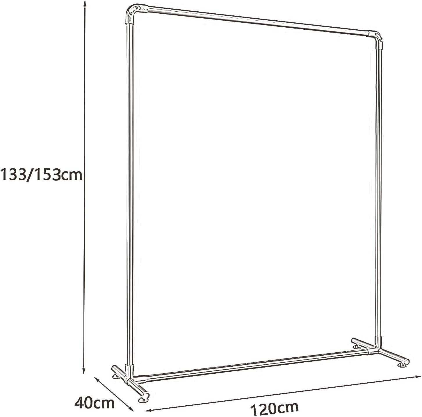 Garment Rack Heavy Duty Clothing Racks For Hanging Clothes Rack, Aluminum Alloy Clothing Hanger Rack For Coats, Shirts, Dress, Freestanding Coat Rack For Bedrooms A(Size:120X40X153CM,Color:Rose Gold)