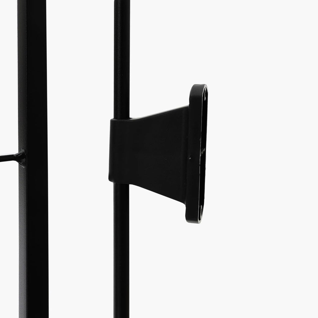 Carlson Pet Products 3-in-1 Extra Tall Weather-Resistant Outdoor 144-Inch Wide Pet Gate, Pen and Fence, Bonus Includes Small Pet Door,Black
