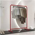 Freestanding Garment Display Retail Rack, Standing Hanging Stand, Multi-Purpose Metal Shelf, Hanging Clothes Organizer Rail for Display and Storage(80x40x150 cm)