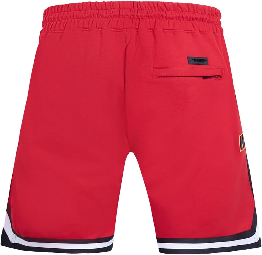 Mens NBA Classic Chenille Cotton Double Knit Athletic Short