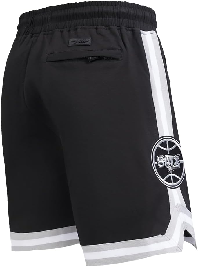 Mens NBA Classic Chenille Cotton Double Knit Athletic Short