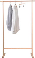 Heavy Duty Coat Rack, Garment Rack Solid Wood Clothes Rail for Hanging Clothes, Freestanding Clothing Rack for Bedrooms and Hallways, Space Saving Coat Rack, Large Capacity Clothes Organizer (73X40X