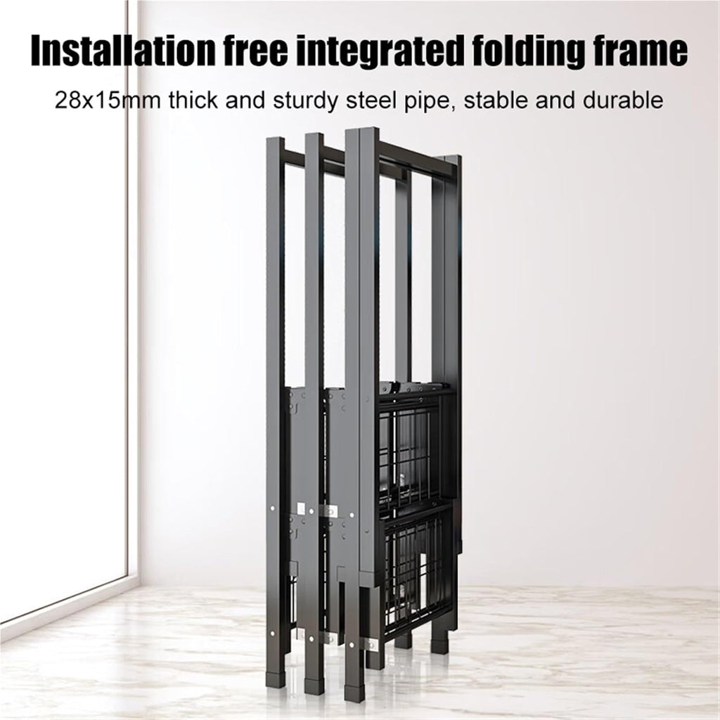 Portable Closet,Heavy Duty Clothes Rack With Cover,Foldable Covered Clothes Rack For Hanging Clothes,Freestanding Coat Storage Garment Racks For Bedroom(A-Gray,80X48X172CM)