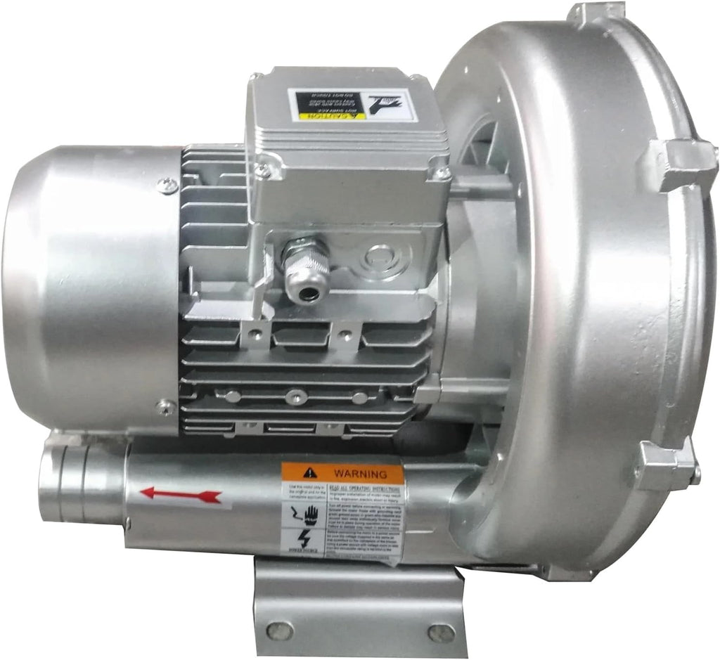 Fish Farm 1.5KW Single Phase Ring Blower for Fish Pond Aeration Systems 44000rpm