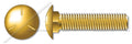 (175 pcs) 1/2'-13 X 4, Carriage Bolts, Round Head, Square Neck, Full Thread, Grade 5 Steel, Yellow Zinc