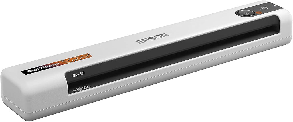 Epson RapidReceipt RR-60 Mobile Tax Receipt and Color Document Scanner with Complimentary Data Management Software for PC & Mac