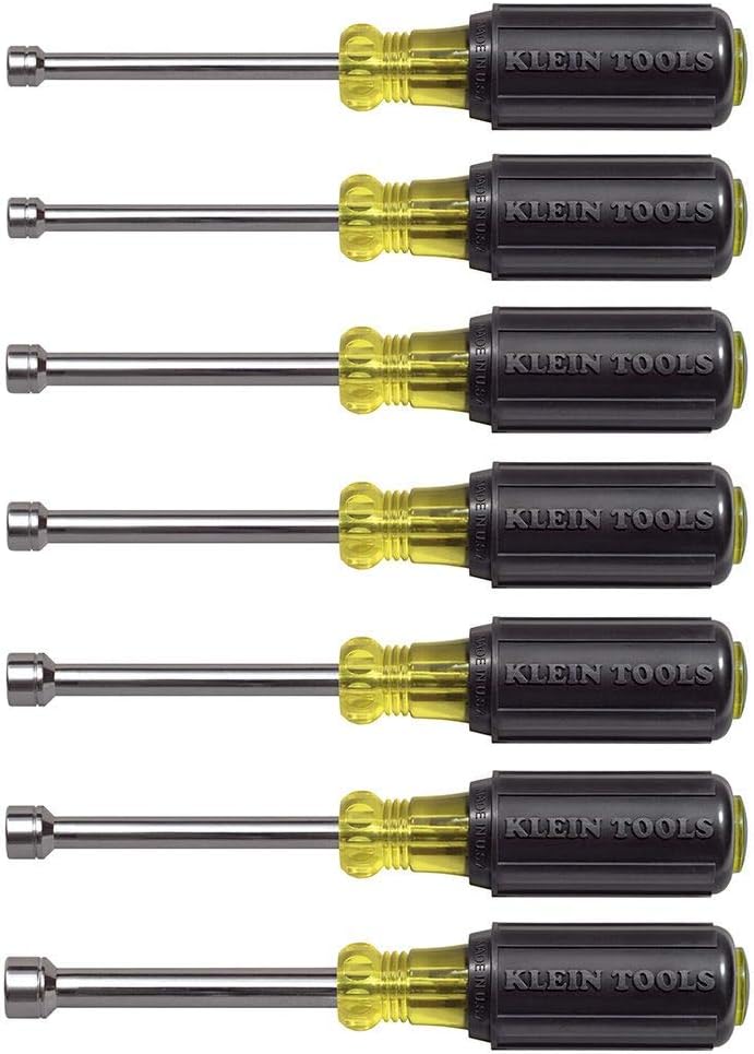 Klein Tools Magnetic and Metric Nut Driver Set (13-Piece)
