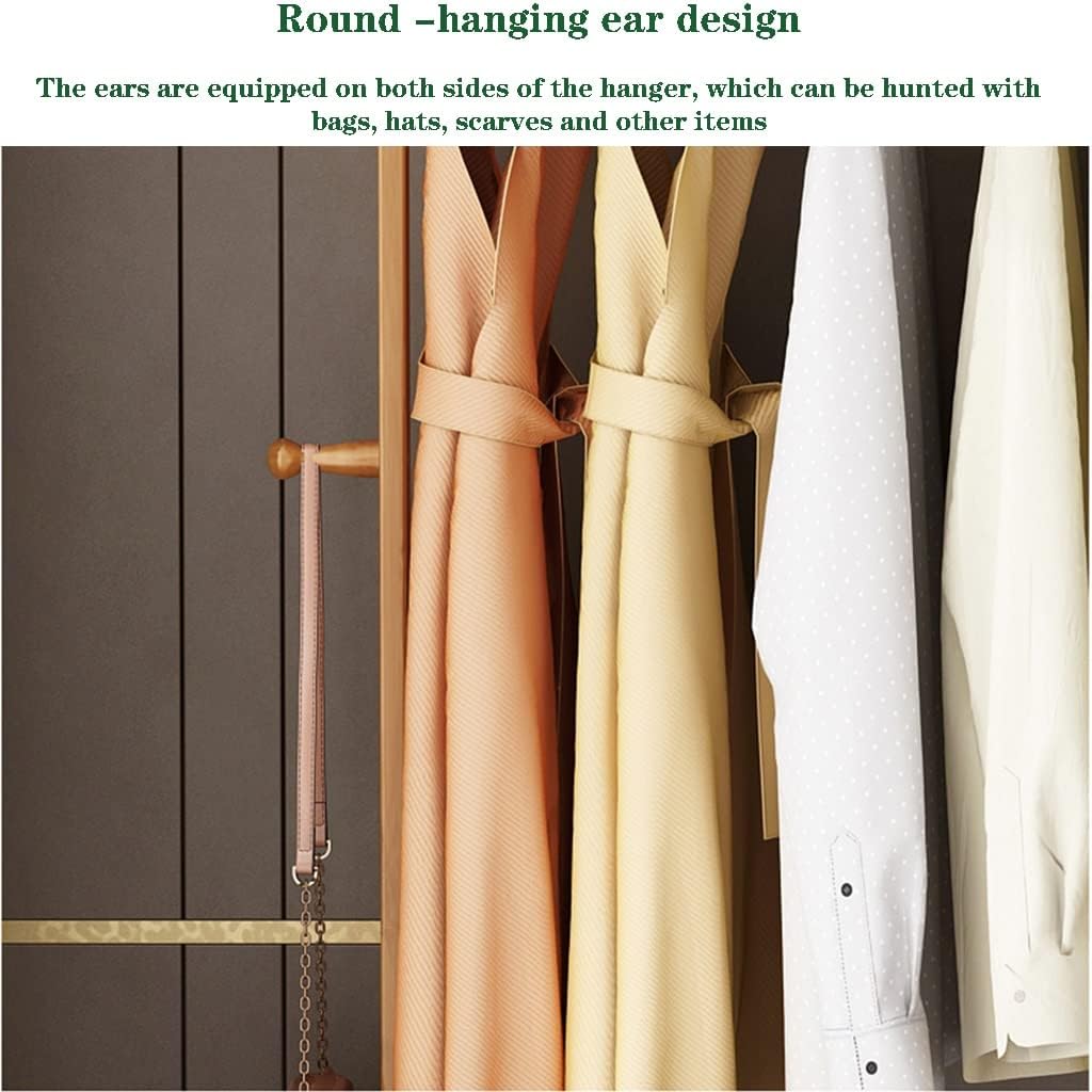 Generic Freestanding Garment Rack, Bedroom Bamboo Clothing Rack, Hanger Clothes Clothing Rail Hanging Rail Clothes Stand