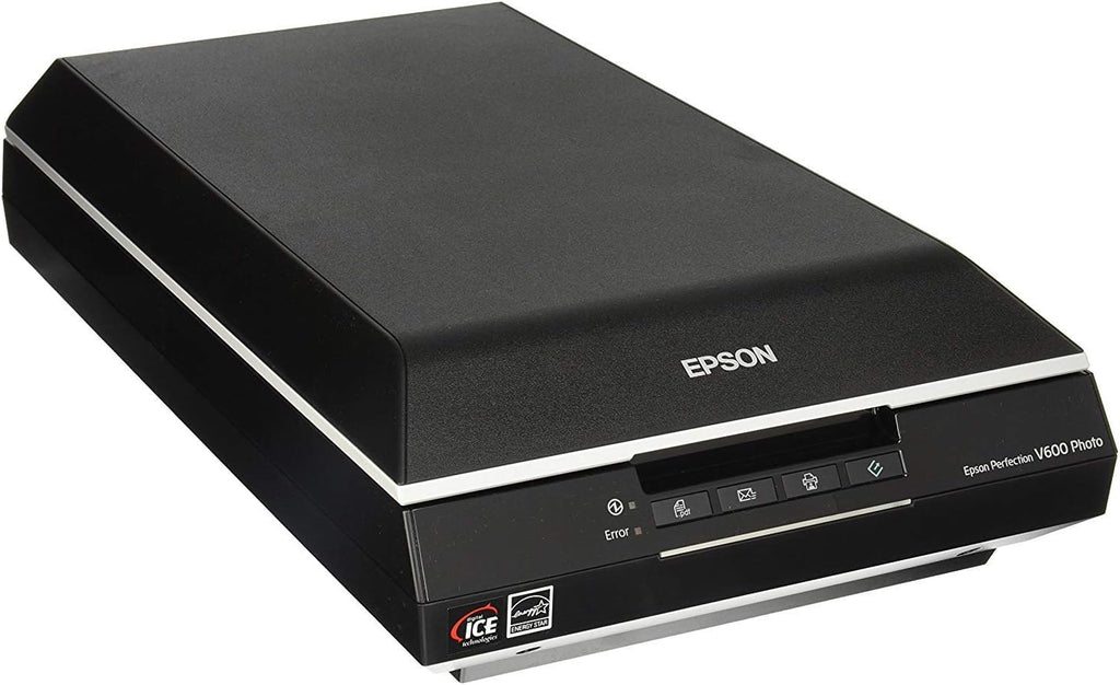 Epson Perfection V600 Photo Wired USB Connectivity Color Scanner - 6400 x 9600 dpi, Enlargements up to 17' x 22' Flatbed Image Scanner