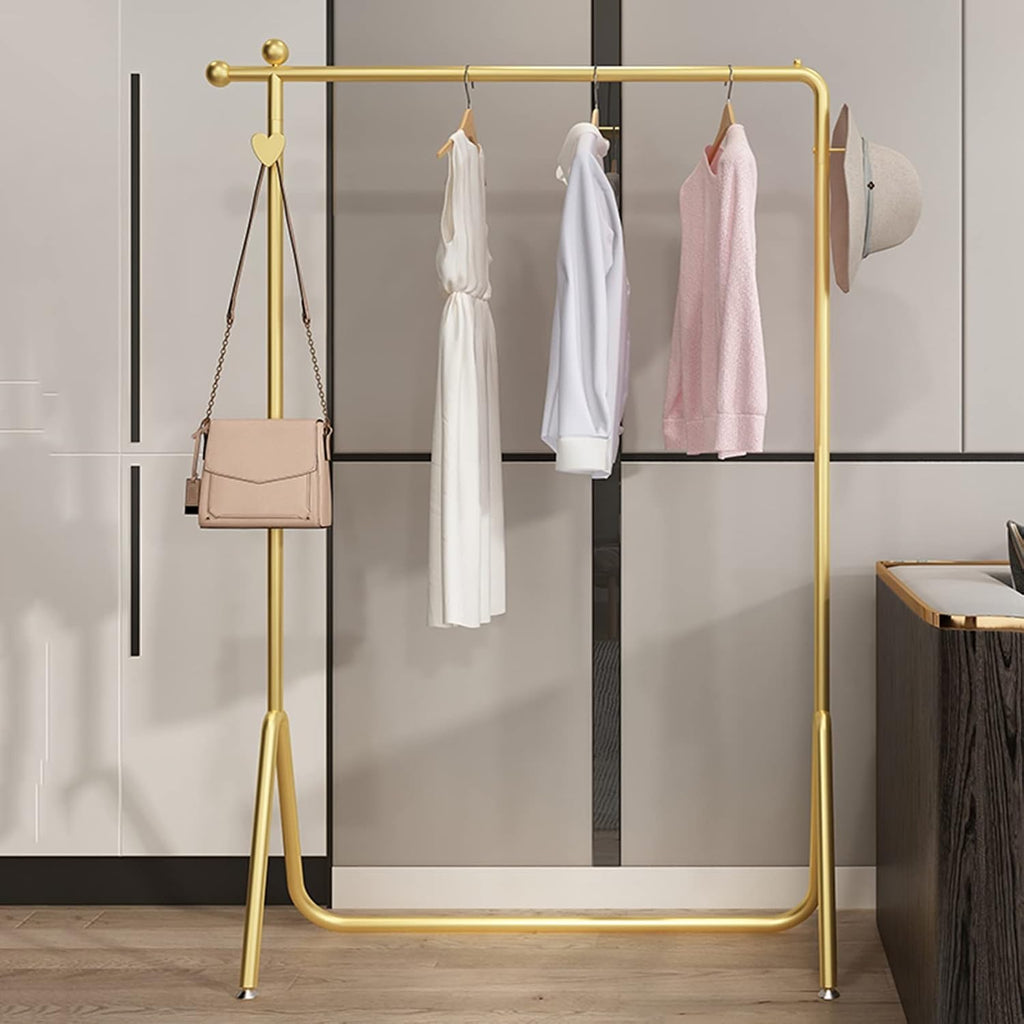 Clothing Garment Rack,Clothing Store Retail Display Clothes Racks Commercial Freestanding Hanger for Hanging Clothes,Heavy Duty Organizer Storage Shelf for (B-80x40x150cm
