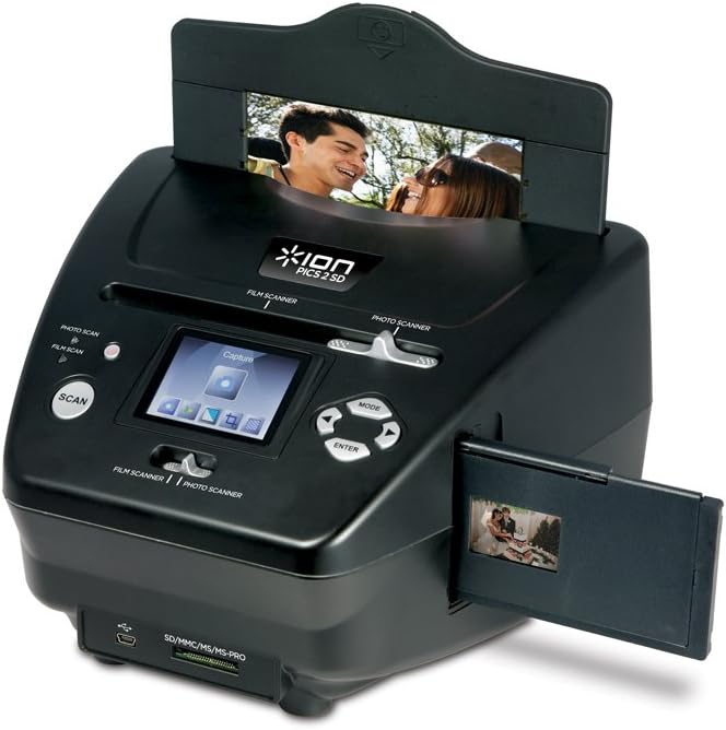 ION Pics2 SD Plus Photo Scanner, Turns Old Pics Digital