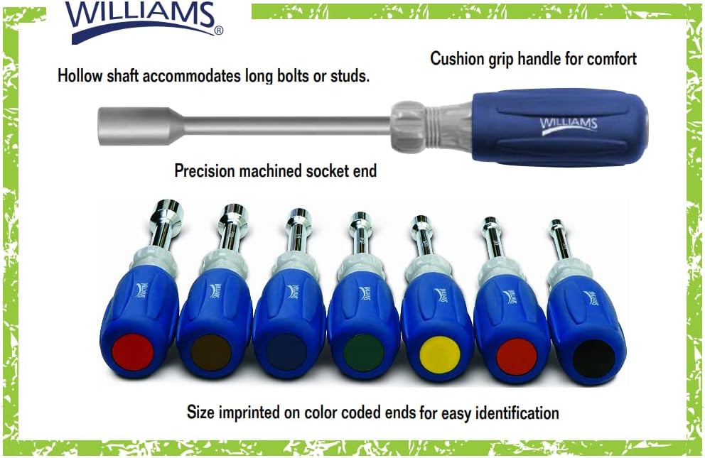 Williams 24051 9-Piece Nutdriver Set