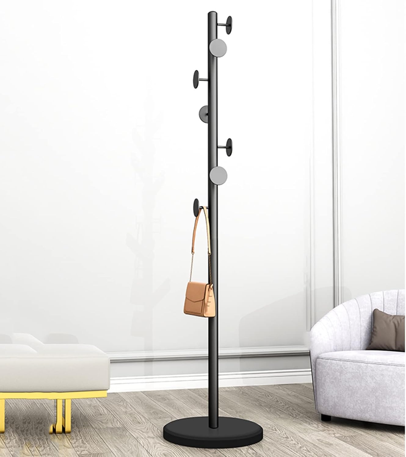 Garment Rack Display Clothes Racks Clothing,Clothing Store Retail Racks Commercial Freestanding Hanger for Hanging Clothes,Heavy Duty Organizer Storage Shel(A-172cm