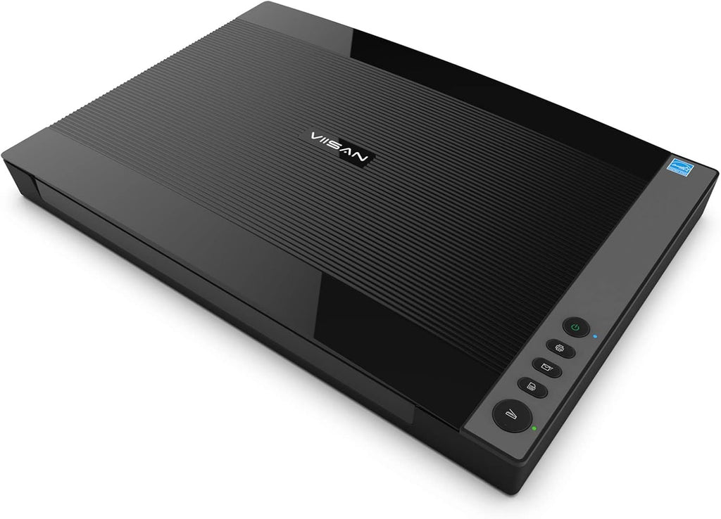 VIISAN 3120 A3 Flatbed Scanner, 1200 DPI, CIS Sensor, Scan 11.7' x 16.7' in 8 sec, Frameless, Auto-Scan, Document & Photo & Book Scanner, Design for Library, School and Soho. Supports Windows & Mac