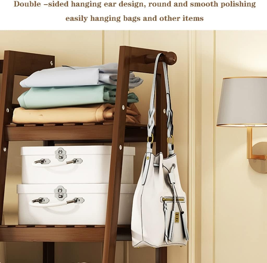 Clothing Rack with Shelves, Free Standing Coat Rack, Heavy Duty Clothes Rack, Freestanding Garment Rack, 150 * 42 * 140cm