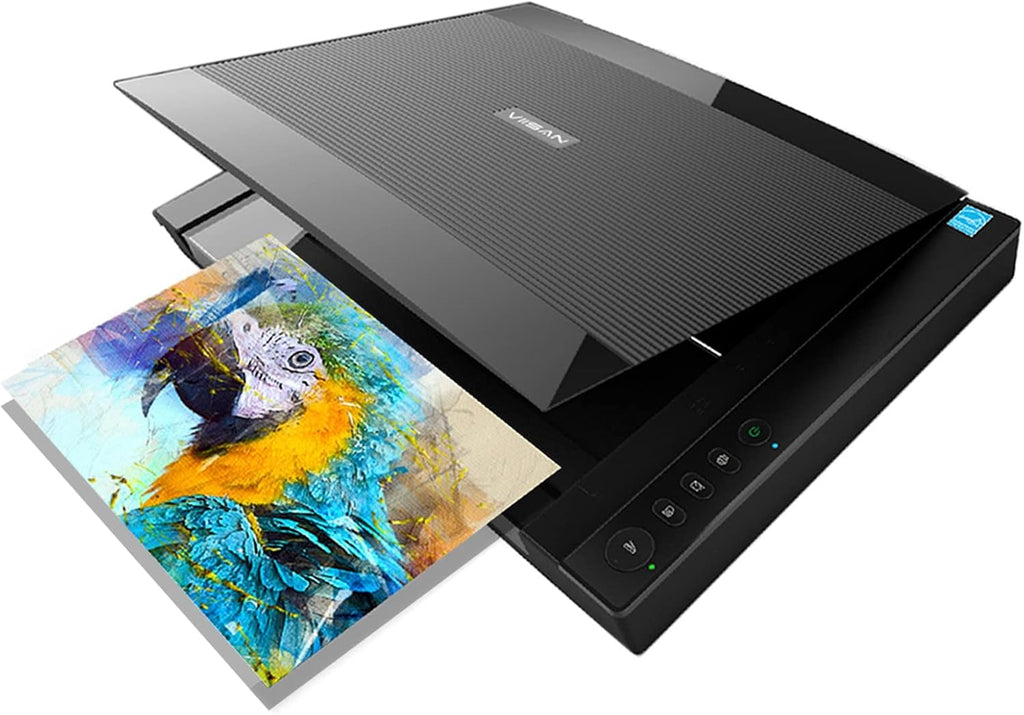 VIISAN VF3240 A3 Scanner - Fastest 4-Second Scan (200dpi, A3 Color), 2400 DPI High Resolution, Frameless Auto-Scan for CAD & Business
