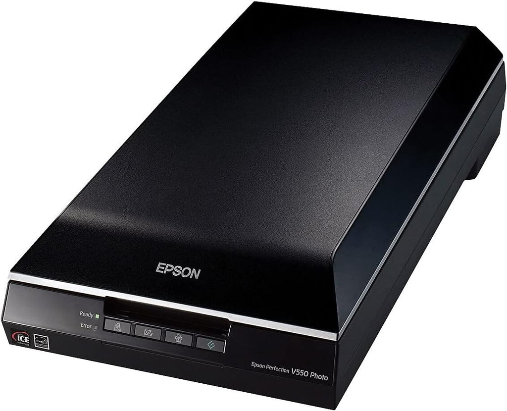 Epson B11B210201 Perfection V550 Photo Color Scanner, 6400 x 6400 dpi