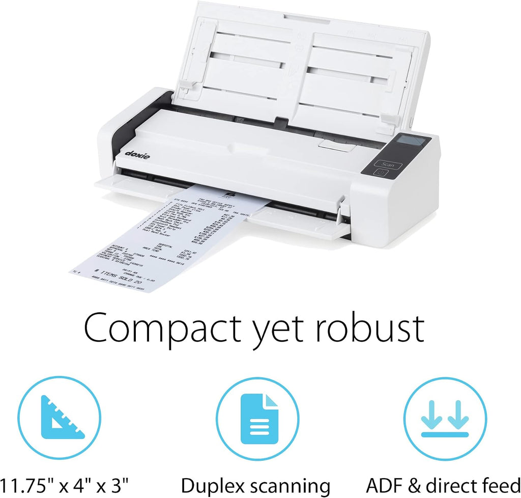 Doxie Pro - Duplex Document Scanner and Receipt Scanner for Home and Office with Amazing Software for Mac and PC
