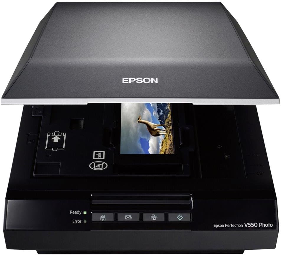 Epson Perfection V550 Color Photo, Image, Film, Negative & Document Scanner with 6400 DPI Optical Resolution
