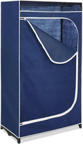 Wardrobe Closet Clothes Closet - Freestanding Garment Organizer with Sturdy Fabric Cover