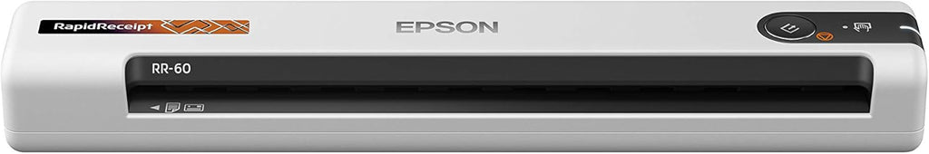 Epson RapidReceipt RR-60 Mobile Tax Receipt and Color Document Scanner with Complimentary Data Management Software for PC & Mac