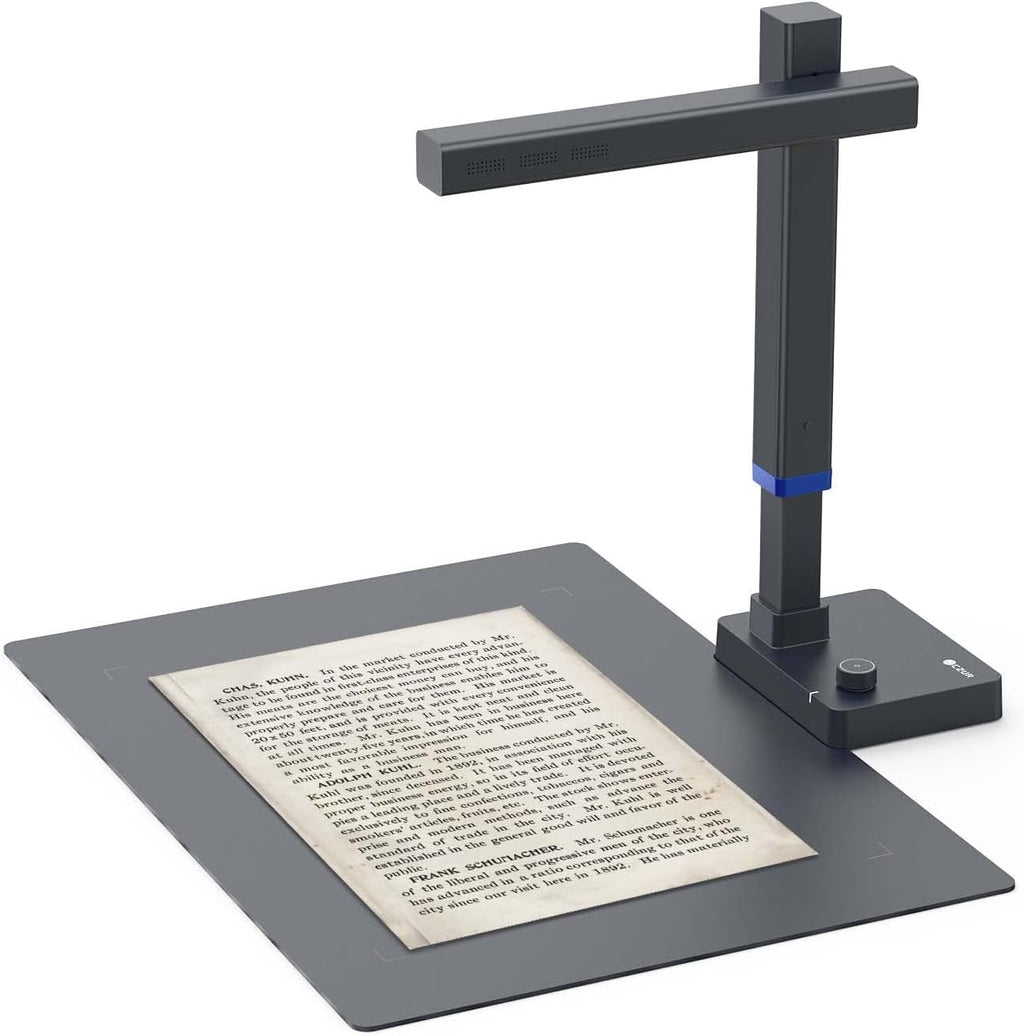 CZUR Shine Ultra Smart Portable Document Scanner, Thin Book Scanner with OCR, USB Document Camera for Desktop/Laptop, Capture Size A3, Compatible with Windows & Mac OS (Not for Android & iOS)