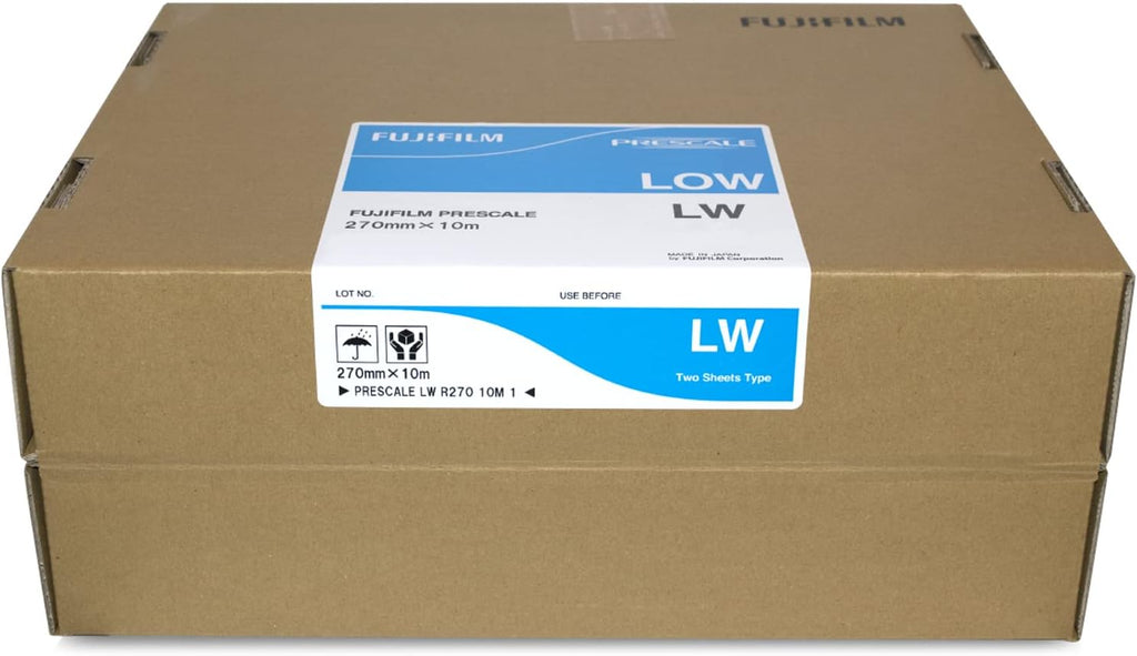 Fujifilm Prescale Low Pressure (LW) – Surface Pressure Mapping - Pressure Indicating Film - Tactile Sensor - Pressure Range 350-1,400 PSI; 32.8 ft. x 10.6 in. Film Roll
