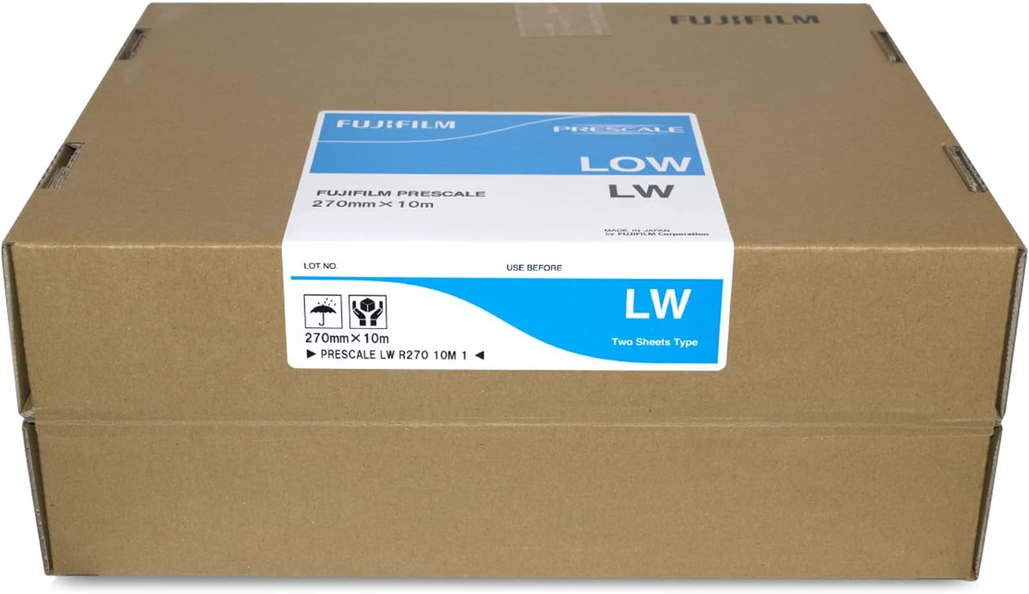 Fujifilm Prescale Low Pressure (LW) – Surface Pressure Mapping - Pressure Indicating Film - Tactile Sensor - Pressure Range 350-1,400 PSI; 32.8 ft. x 10.6 in. Film Roll