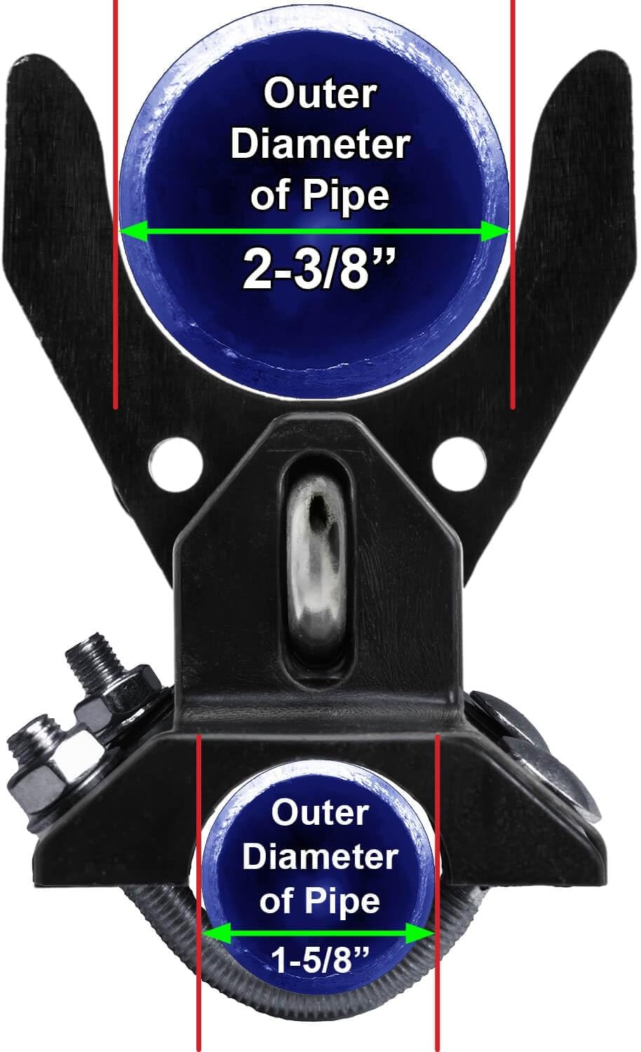- Push Style Pool Gate Latch for 1-5/8' Gate Frames & 1-5/8' Gate Posts - CASE Qty 35