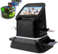 Film Slide Scanner, ，High Resolution 120 Film Scanner 22 Mega Pixels Slide Negative Photo Scanne，Built-in 128MB Memory，with 4.3' LCD Screen