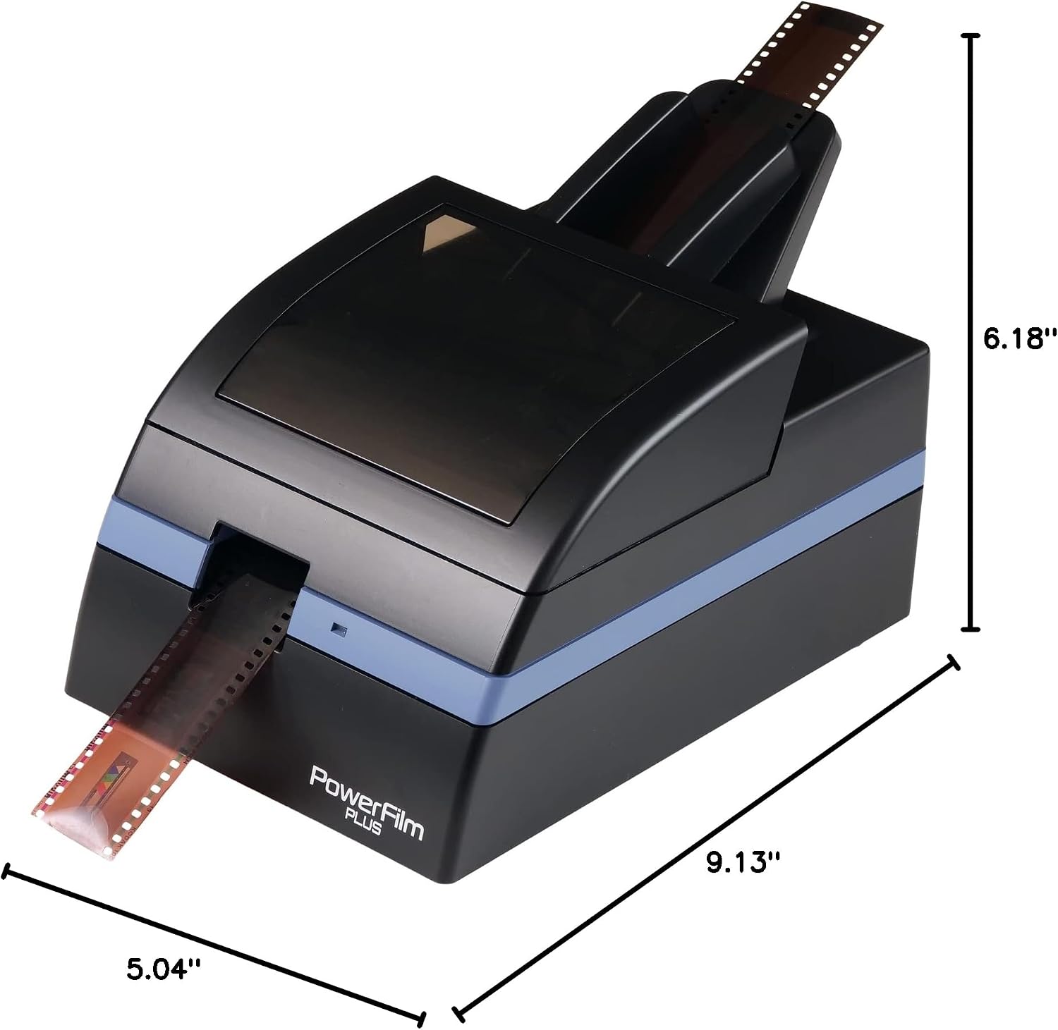 Pacific Image PowerFilm Plus 35mm Film Scanner. Auto Batch scan Negative/Positive Filmstrips. Up to 10 Film Strips/Maximum 60 Frames in One Batch. 24 MegaPixel/True Color. Mac/Pc.