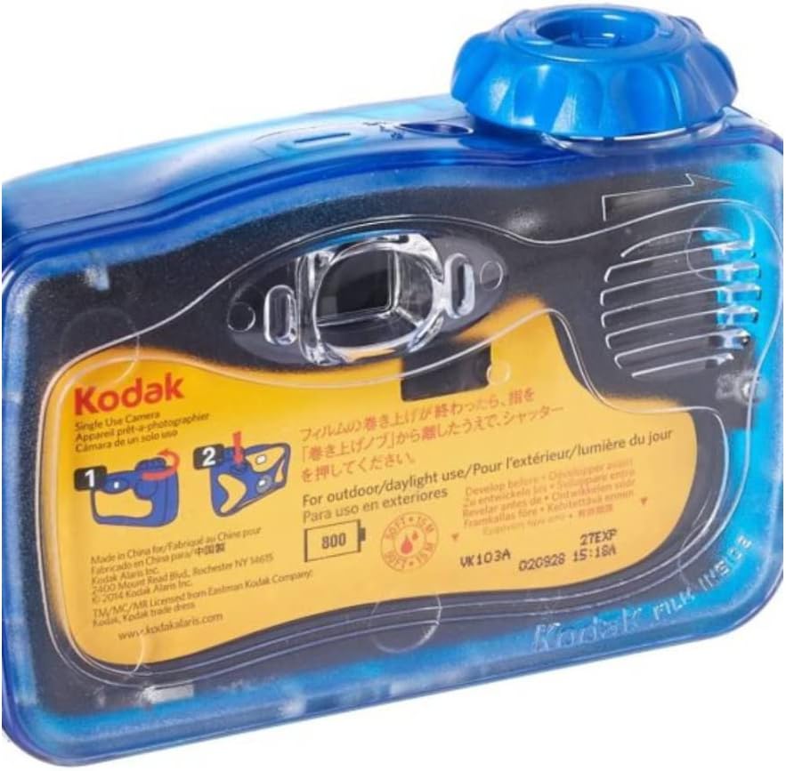 Kodak Sport Underwater Single-Use Disposable Camera with 800 Speed 27-Exposure Film (10-Pack)