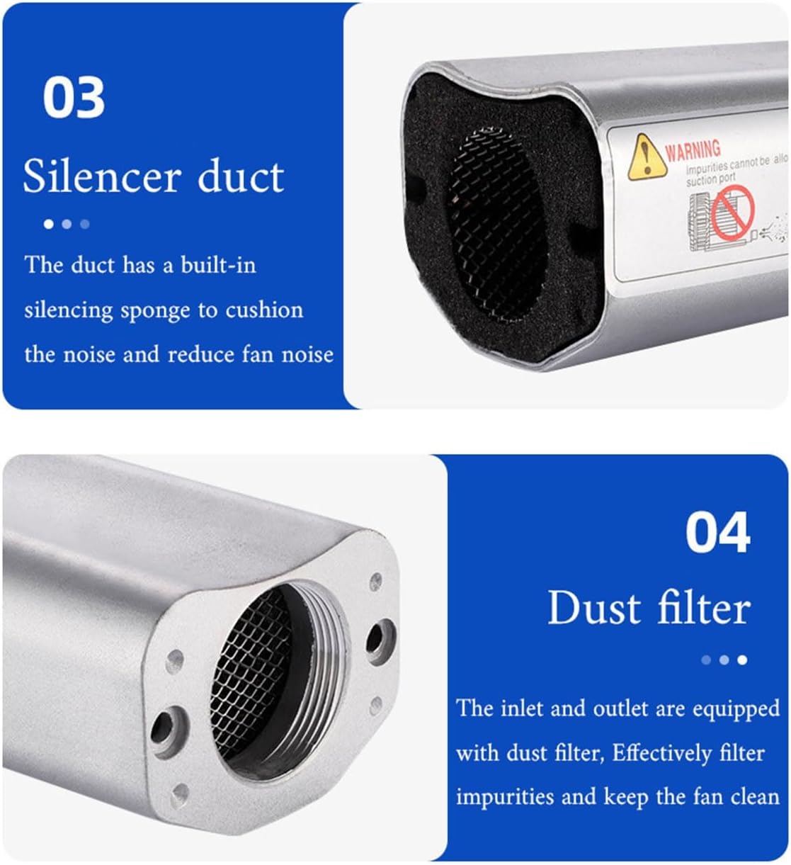 Regenerative Blower High Pressure Vortex Ring Blower 110V 180W 350W 550W 750W Fish Ponds Aeration Oxygenation Machine Industrial Vacuum Pump for Air Blowing Or Suction(350W)