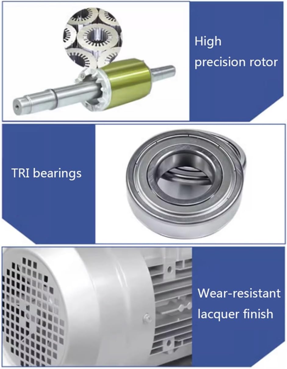 Regenerative Blower 0.16HP 0.24HP 0.33HP 0.47HP, Vortex Ring Blower 110V 50Hz Single Phase, Industrial Vacuum Pump for Air Blowing Or Suction for Sewage Aeration Aquarium Fish Pond(250W/0.33HP)