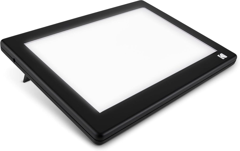 KODAK LED Light Box 12'x8' for Negatives, Slides & Film | Illuminated Board Panel & LED Light Pad for Viewing & Scanning Photos, Tattoo Drawing, Artist Sketching & Stenciling | Glare-Free, USB Powered