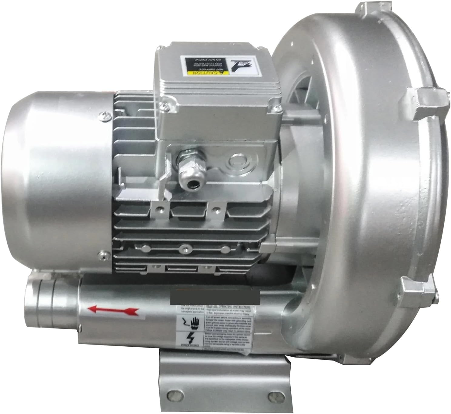 Fish Farm 1.5KW Single Phase Ring Blower for Fish Pond Aeration Systems 44000rpm