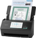 ScanSnap iX2500 Premium Wireless or USB High-Speed Cloud Enabled Document, Photo & Receipt Scanner with Large 5' Touchscreen for Mac or PC, Includes 4-Year Protection Plan