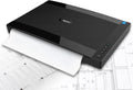 VIISAN VF3240 A3 Scanner - Fastest 4-Second Scan (200dpi, A3 Color), 2400 DPI High Resolution, Frameless Auto-Scan for CAD & Business