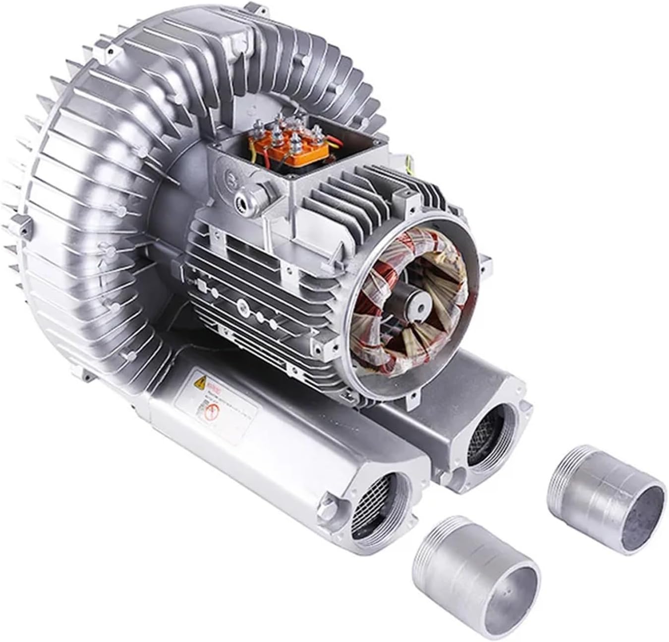 1.5KW Vortex Blower - 220V/380V High-Pressure Pump for Pond Aeration & Industrial Gas(AC220V)