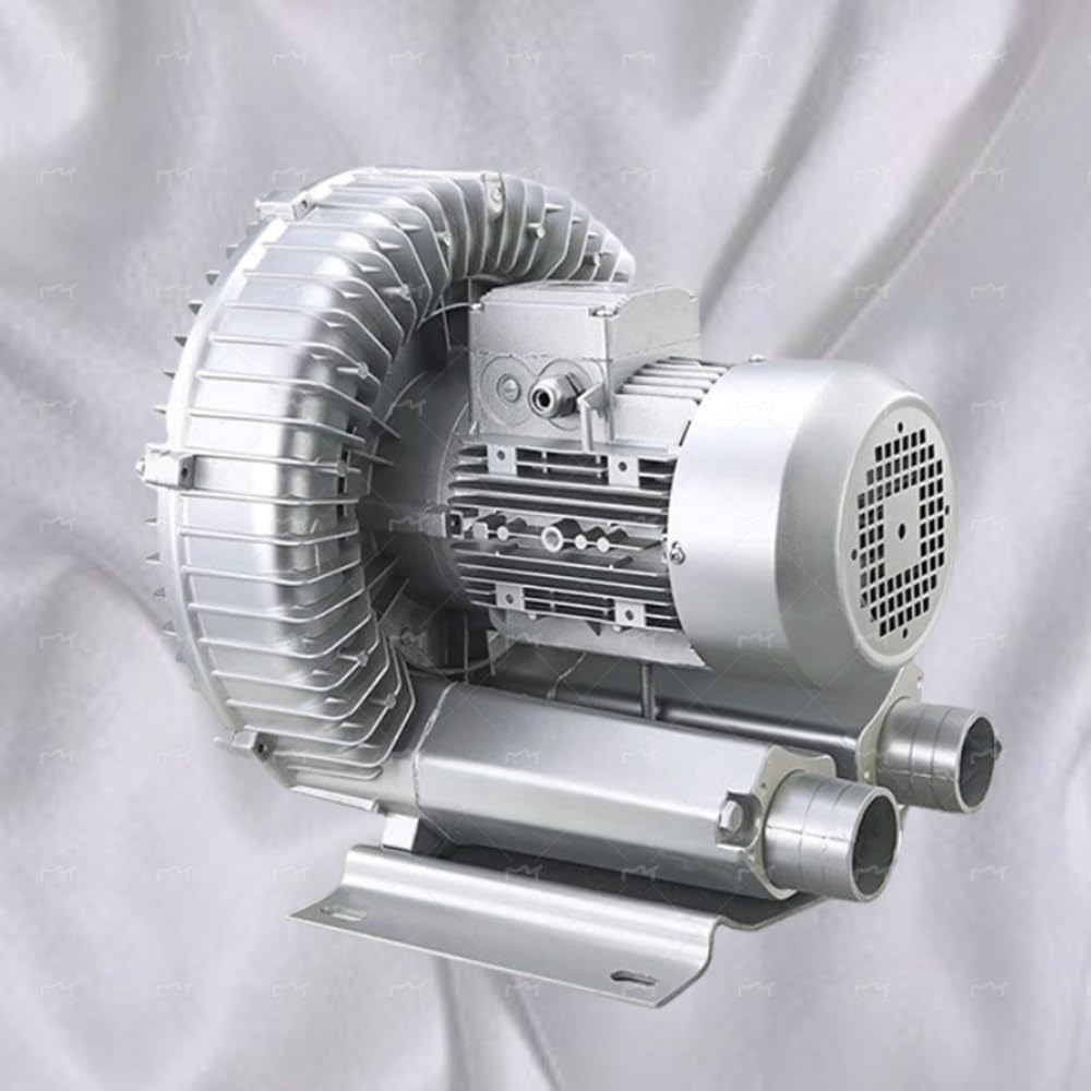 Regenerative blower 0.24HP 0.33HP 0.47HP Ring Blower - High-Pressure Vortex Ring Blower, For Fish Tank Centrifugal blower Aluminum Alloy 110V 50Hz(250W/0.33HP)