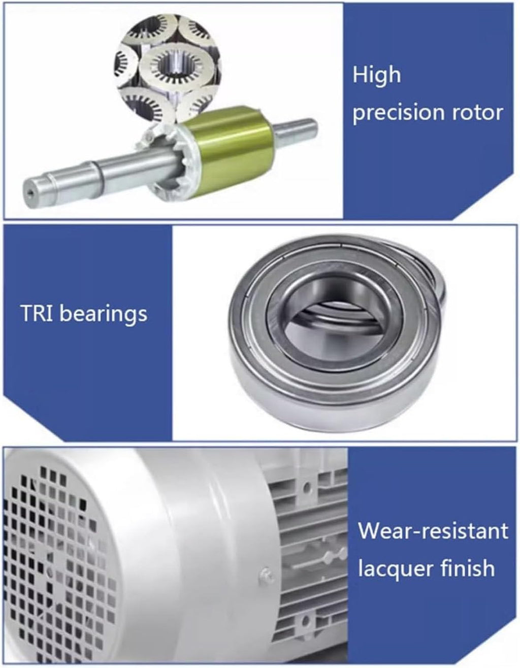 Upgraded Regenerative Blower,Three Phase 380V High-Pressure Vortex Ring Blower,250W-1500W Regenerative Air Pump for Sewage Aeration Aquarium