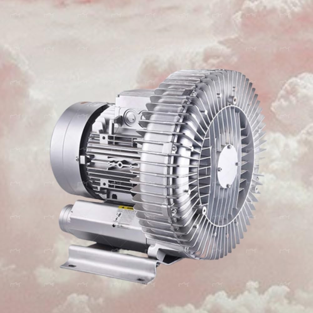 Regenerative Blower 0.16HP 0.24HP 0.33HP 0.47HP, Vortex Ring Blower 110V 50Hz Single Phase, Industrial Vacuum Pump for Air Blowing Or Suction for Sewage Aeration Aquarium Fish Pond(250W/0.33HP)