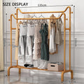 Clothes Rack Freestanding Double-Rail Garment Rack Multifunctional Bedroom,Minimalist Metal for Hanging Garment,Coat Rail with Bottom Rack for Coats, Skirts, Shirts, Sweaters