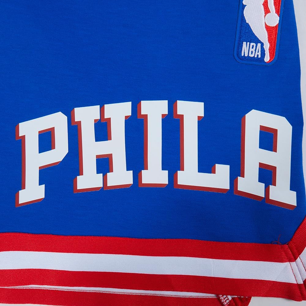 Mens NBA Classic Chenille Cotton Double Knit Athletic Short