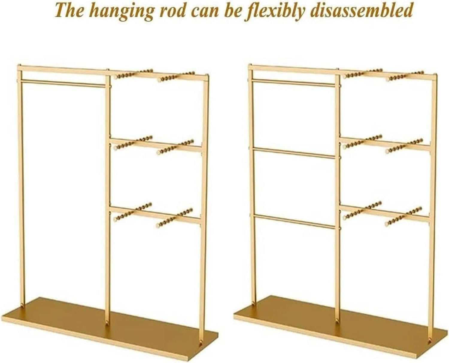 Commercial Clothes Rail Garment Rack, Underwear Display Stands, Freestanding Lingerie Organizer Clothing Store Boutiques Retail Shelves for Socks Bra Pantie(Black-150x40x130cm