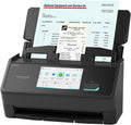ScanSnap iX2500 Receipt Edition, Works with QuickBooks, Wireless or USB High-Speed Cloud Enabled Invoices & Receipts Scanner, 100 Page Auto Document Feeder for Mac or PC, Black