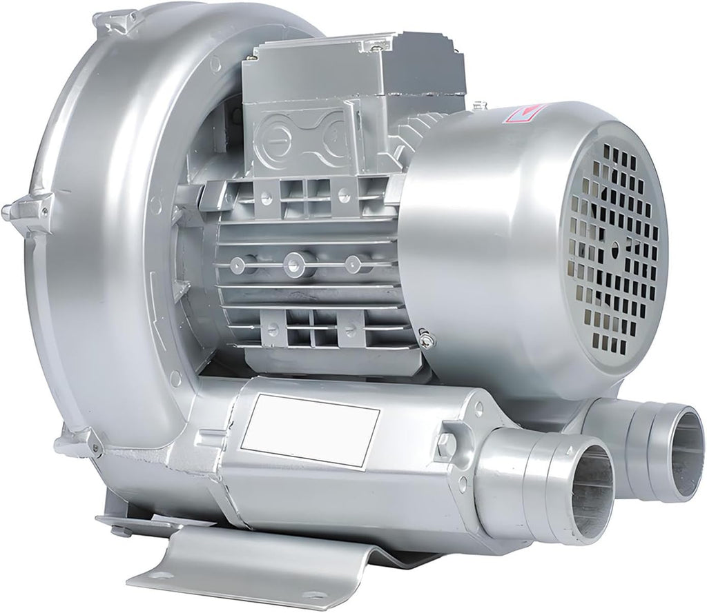 Regenerative Blower 220V 50Hz, High-Pressure Vortex Ring Blower, Industrial Vacuum Pump for Air Blowing Or Suction for Sewage Aeration Aquarium Fish Pond 1100W/1.48HP