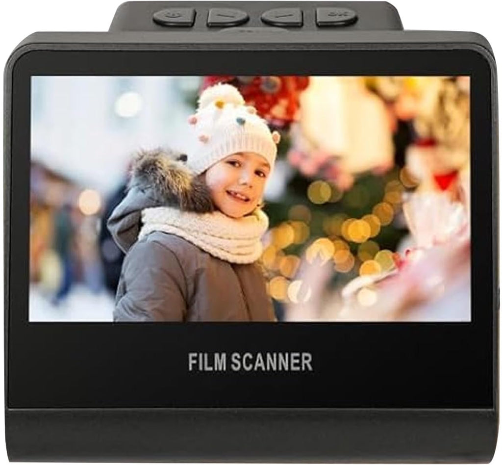 Film and Slide Scanner Digitizer with 5' LCD Screen, Negative Scanners for Old Pictures to Digital 22MP JPEG Fast, Compatible with 35, 126, 110 Film and Slides