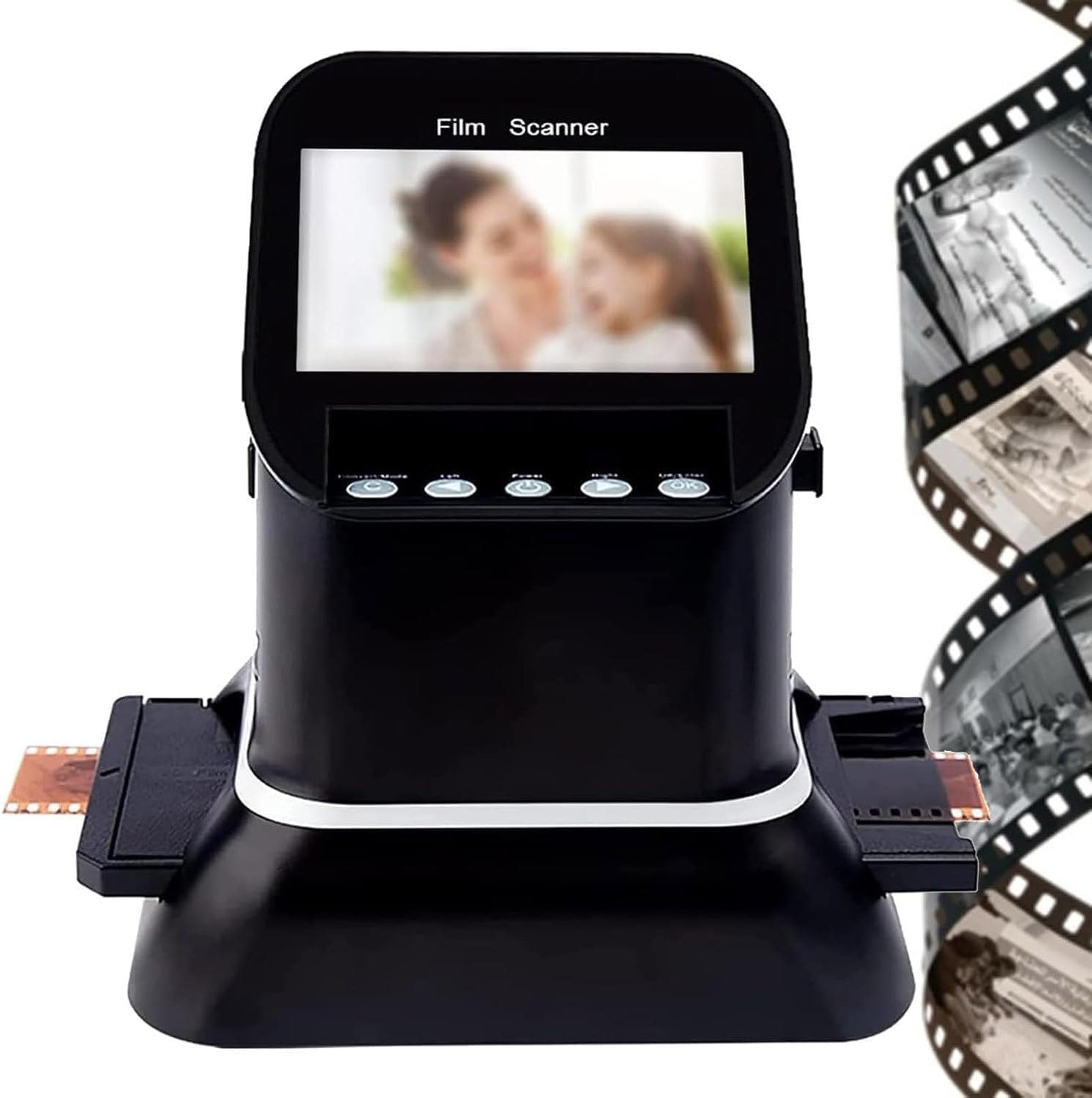120 High Resolution Film Scanner, Film Negative Scanner 35mm, 22MP High-Resolution Negative Convert Color & B & W, 120, 126, 127 Negatives Slides to JPEG Photos, Support HDMI/USB Output