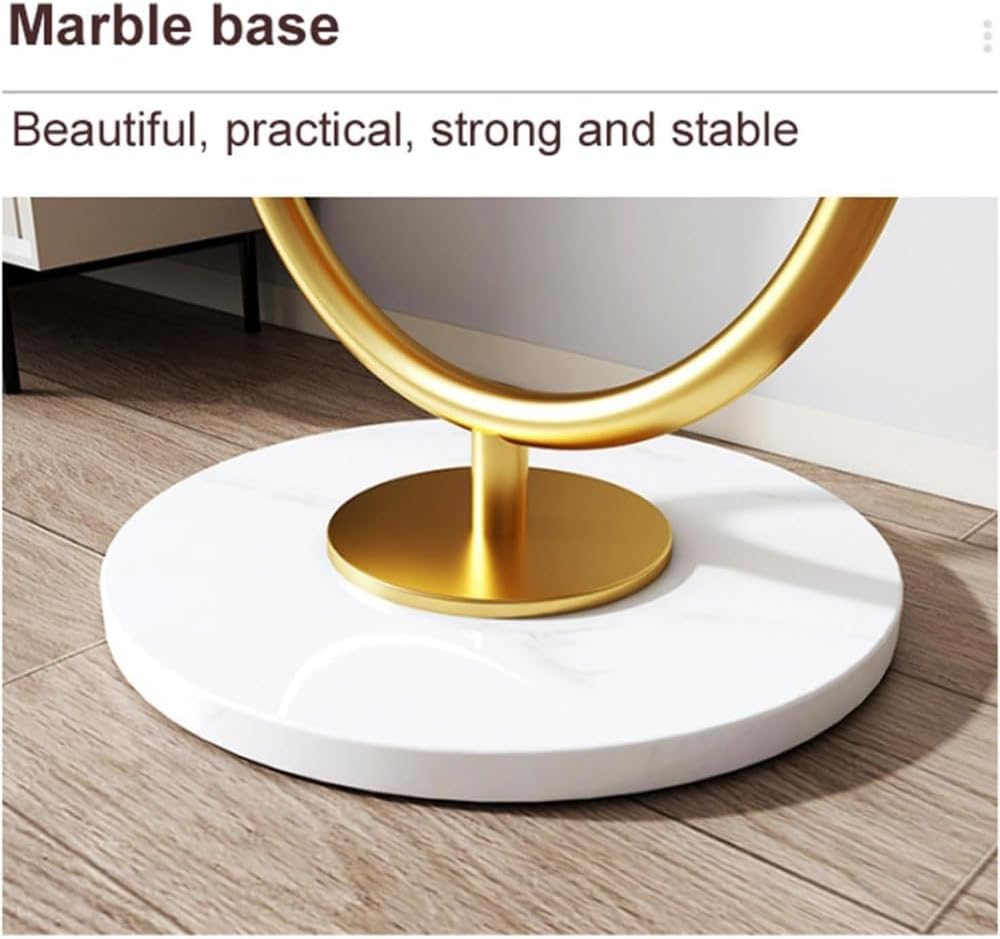 Coat Rack Stand Heavy-Duty Metal Coat Rack,Gold Clothes Rack with Marble Base,Sturdy Garment Rack for Storing Clothes, Shirts Coat Hanger Stand(White)
